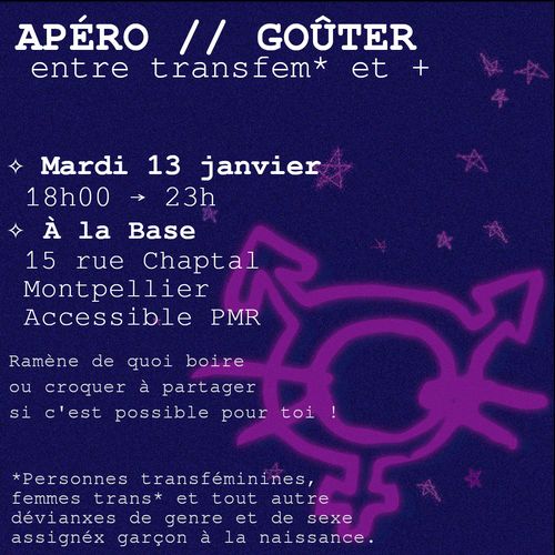 Apér⚧ // G⚧ûter entre transfem* et +