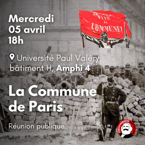 Réunion publique : la Commune de Paris