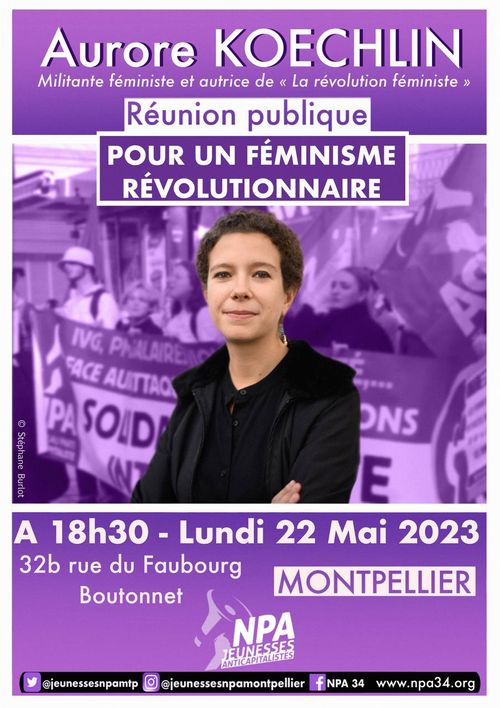 Réunion publique avec Aurore Koechlin - Pour un féminisme révolutionnaire 