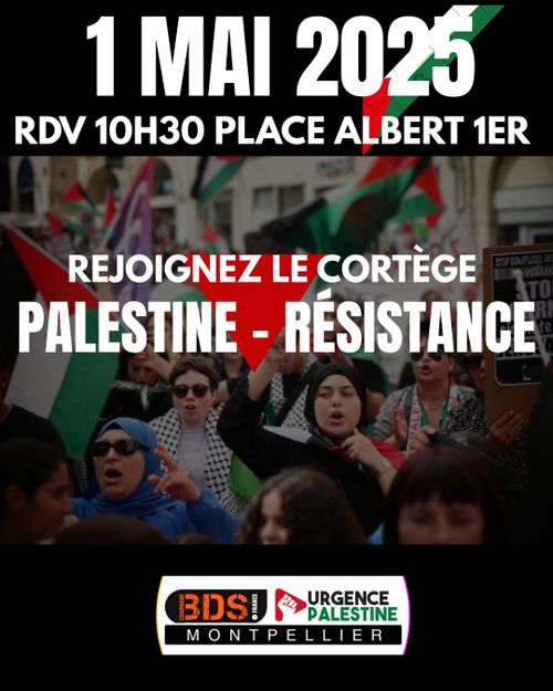 Cortège Palestine-Résistance pour le 1er mai