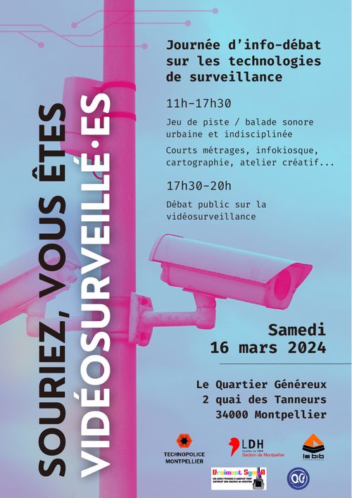 Journée d'info-débat sur les technologies de surveillance