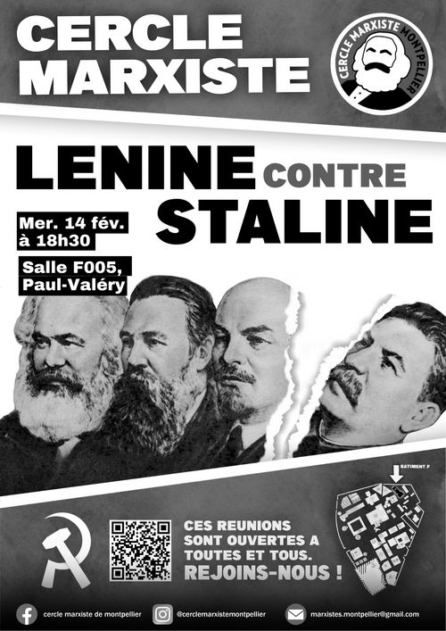 Cercle Marxiste: Lénine contre Staline