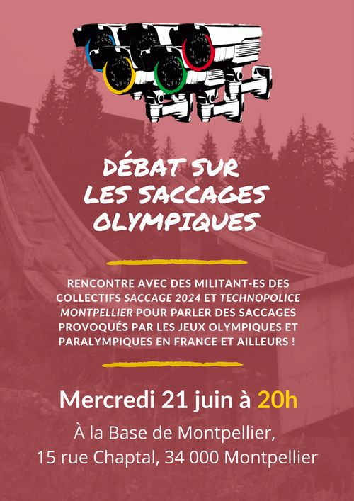 Débat sur les saccages des Jeux Olympiques 2024