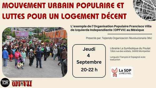 Rencontre - Mouvement urbain populaire au Mexique