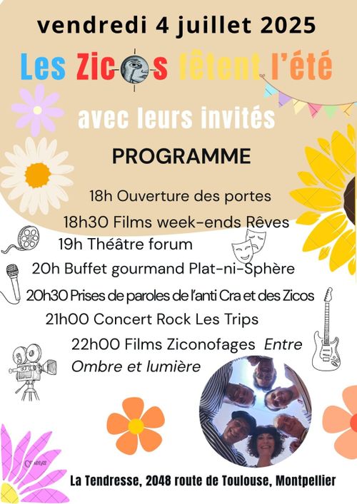 Les Zicos fêtent l'été! (une soirée en soutien à l'anti-CRA)