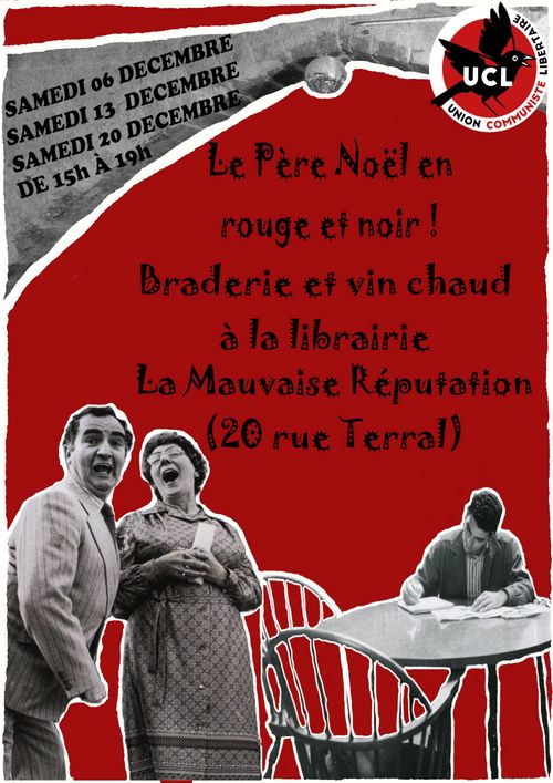 BRADERIE DE LIVRES et vin chaud À LA MAUVAISE RÉPITATION