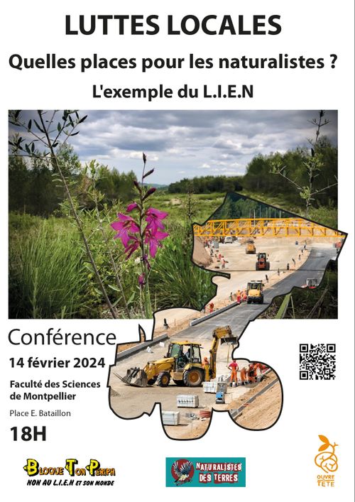 Conférence : Luttes locales, quelles places pour les naturalistes. L'exemple du L.I.E.N.