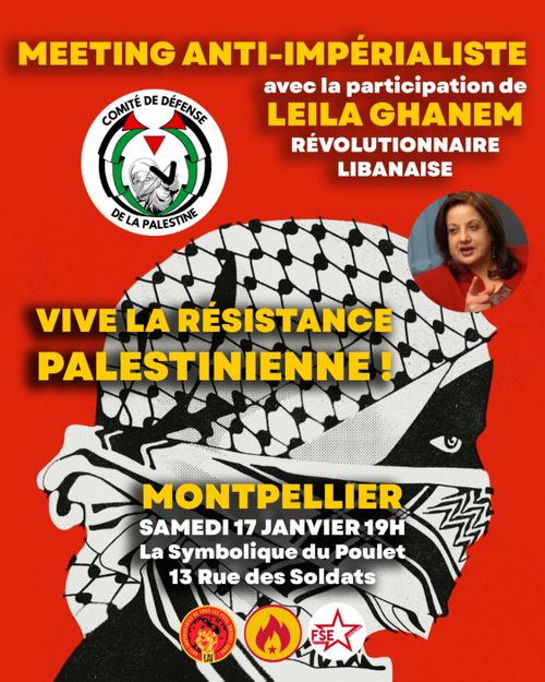 Meeting anti-impérialiste avec Leila Ghanem