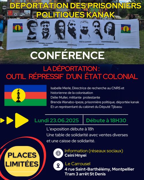 La déportation : outil répressif d'un état colonial 
