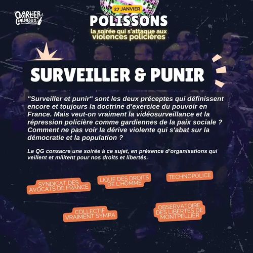 Polissons : soirée contre les violences policières 