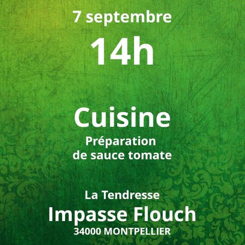 Bloquons tout ! - Préparation de sauce tomate pour la cantine populaire du 10 septembre
