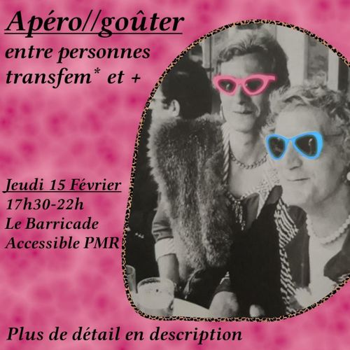 Apéro transfem* et +++