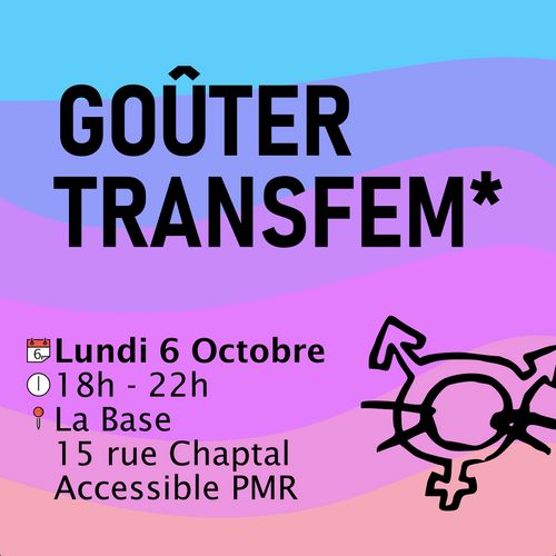 Apéro // goûter entre transfem* et +