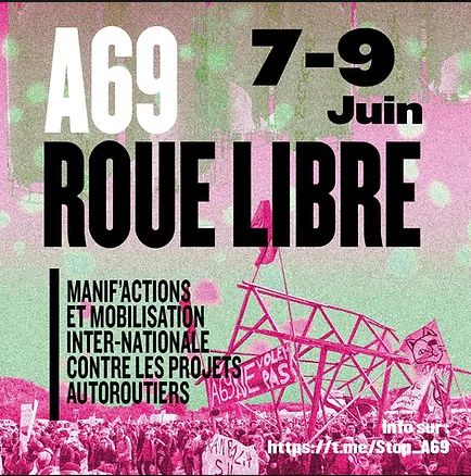 Roue libre : manif’ action contre l’A69