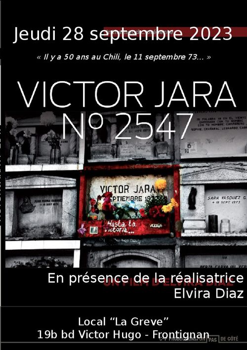 Projection du documentaire « Victor Jara n°2547 »