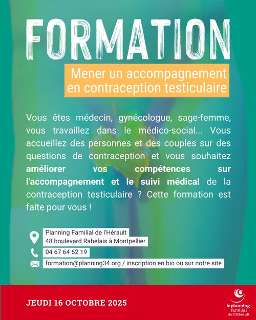 Mener un accompagnement en contraception testiculaire
