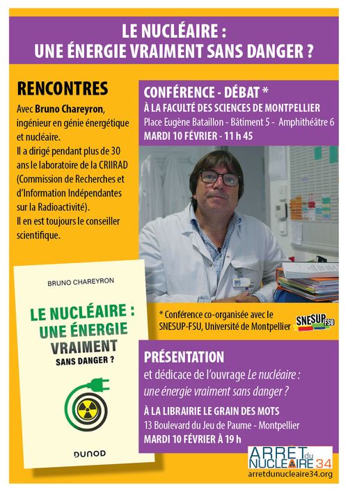 Présentation du livre "Le nucléaire: une énergie vraiment sans danger?"