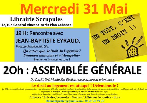 Rencontre avec Jean-Baptiste Eyraud, porte parole national du DAL (Droit au Logement)