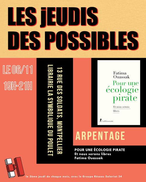 Arpentage - Pour une écologie pirate de Fatima Ouassak (Réseau Salariat 34)