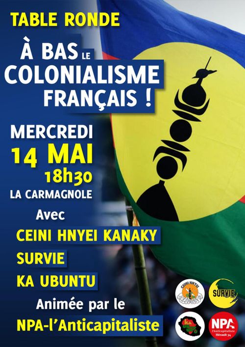 Table Ronde " A bas le Colonialisme Français" 