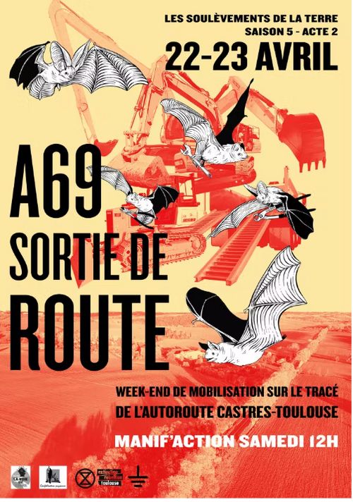 Les Soulèvements de la Terre - CASTRES TOULOUSE - SORTIE DE ROUTE POUR l'A69