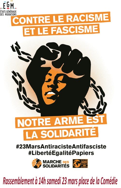 Rassemblement à l’occasion de la journée internationale contre le racisme et le fascisme