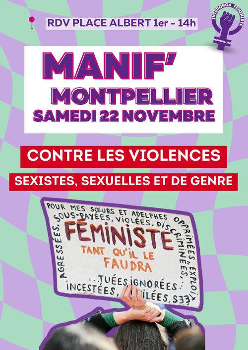 MANIFESTATION CONTRE LES VIOLENCES DE GENRE
