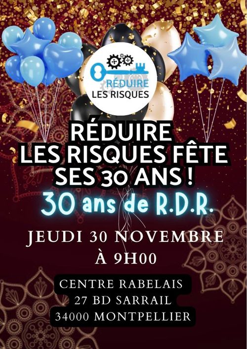 30 ans de l'association Réduire Les Risques (CAARUD La Boutik')