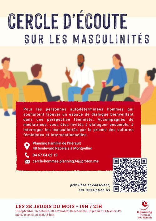 Cercle d'écoute sur les masculinités
