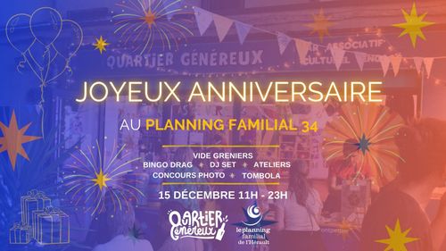 60 ans du Planning Familial 34 !
