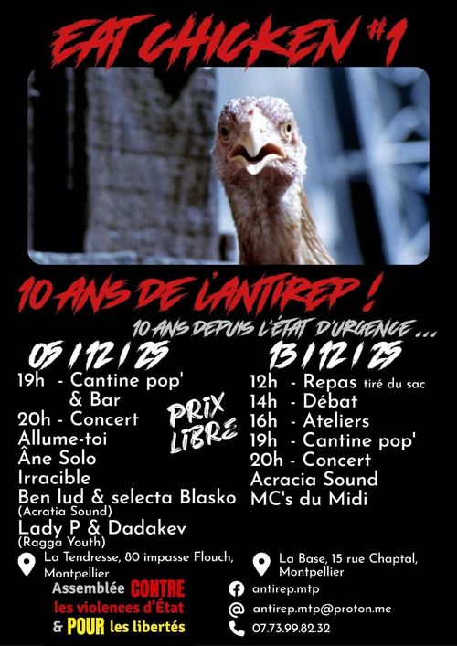 ACABDAY : 10 ans de l’AG antirep de Montpellier