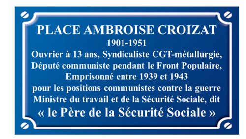 Inauguration de la place Ambroise Croizat