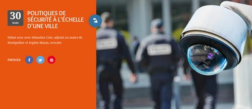 Débat "Politiques de sécurité à l'échelle d'une ville" avec Technopolice