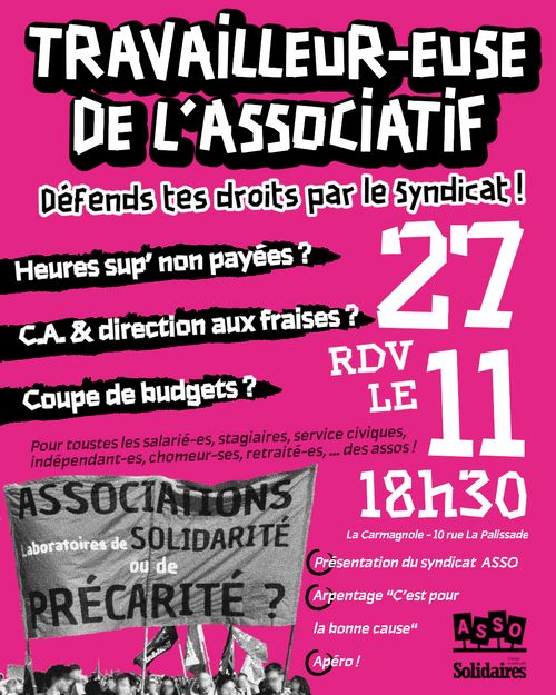 Soirée travailleur-ses de l'associatif