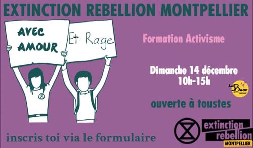 Formation Désobéissance civile non-violente avec XR Montpellier