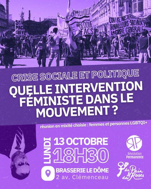 Quel intervention féministe dans le mouvement ?