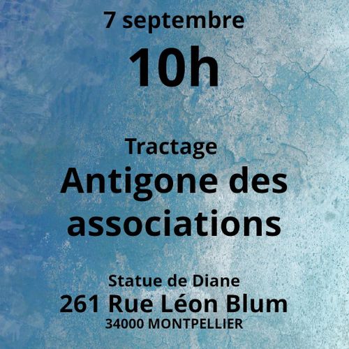 Bloquons tout ! - Tractage à l'Antigone des associations